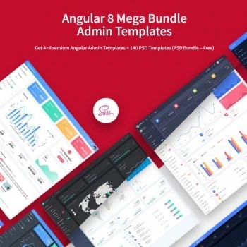 Angular 8 Mega Bundle Admin Templates