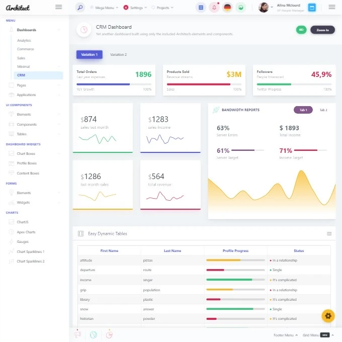 Click to enlarge image Architect UI