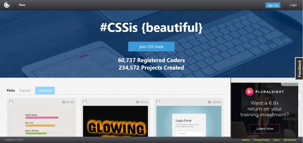CSS Deck