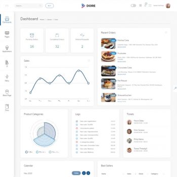Dore bootstrap admin template