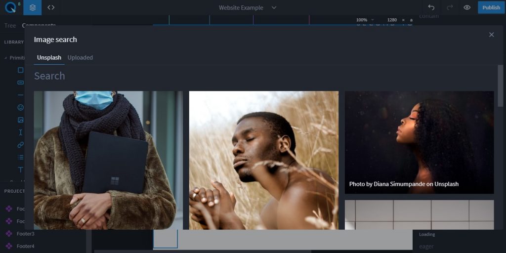 Quarkly unsplash integration