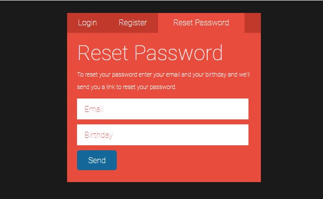 Login Form