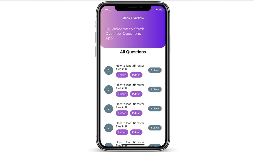 Flutter Stackoverflow