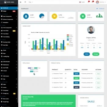 Mash Able Pro Angular Admin