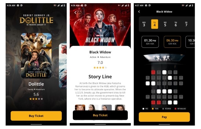 Movie Ticketing App