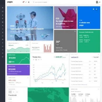 Pages Angular Template