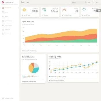 Paper Dashboard Angular