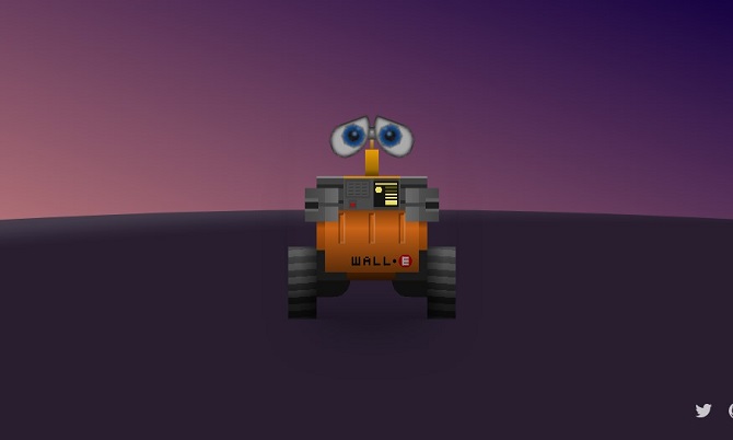 Pure css wall-e