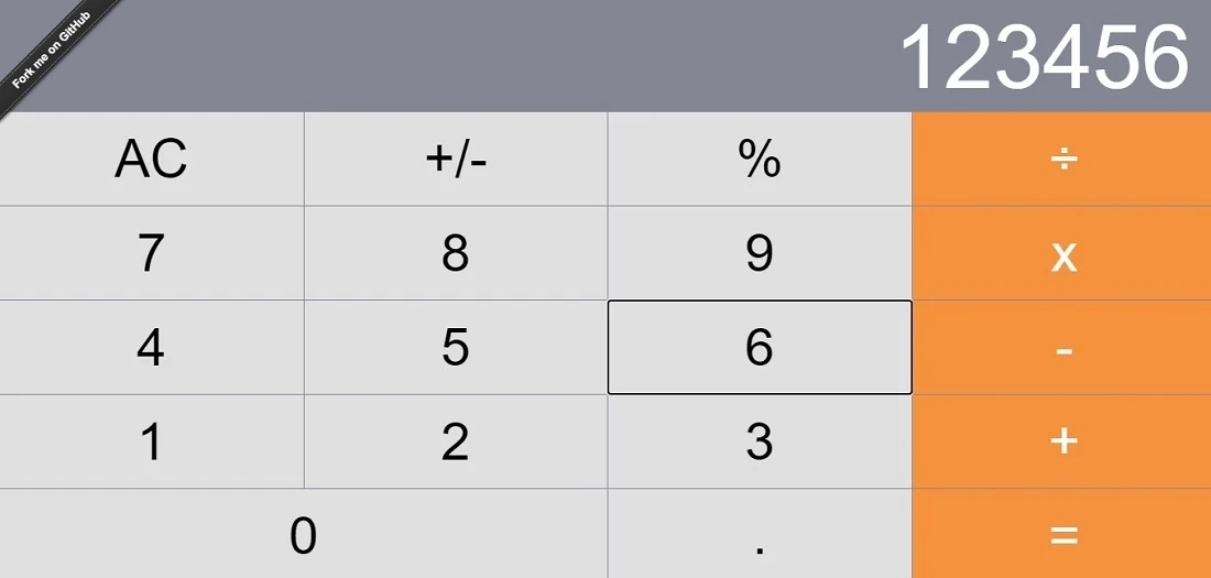 Click to enlarge image React Calculator