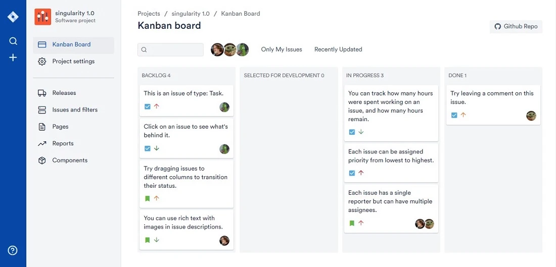 Click to enlarge image Jira Clone