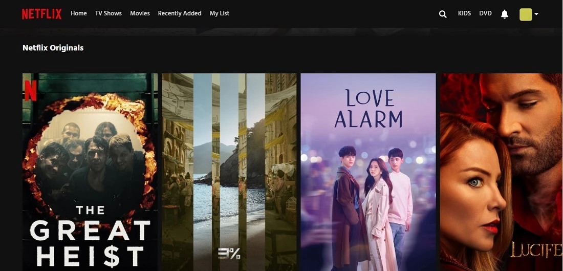 Click to enlarge image Netflix Clone