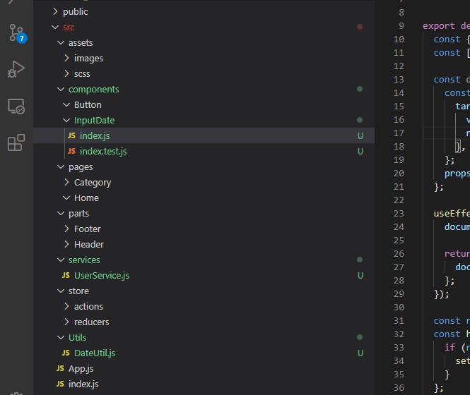 React project structure