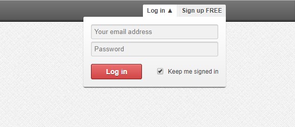 Simple and Effective Dropdown Login
