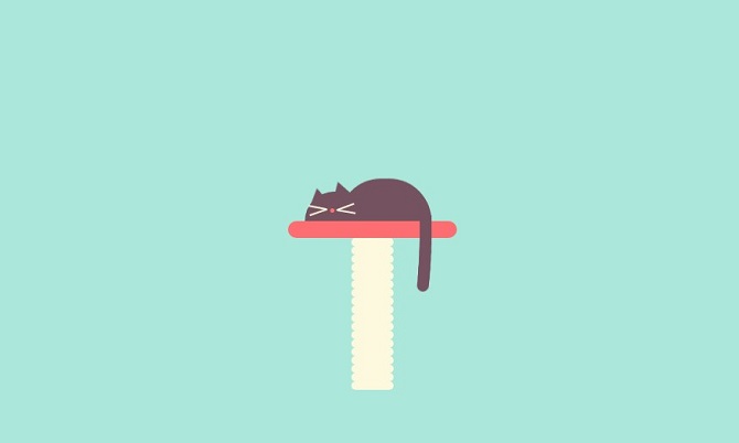Sleeping cat css drawing