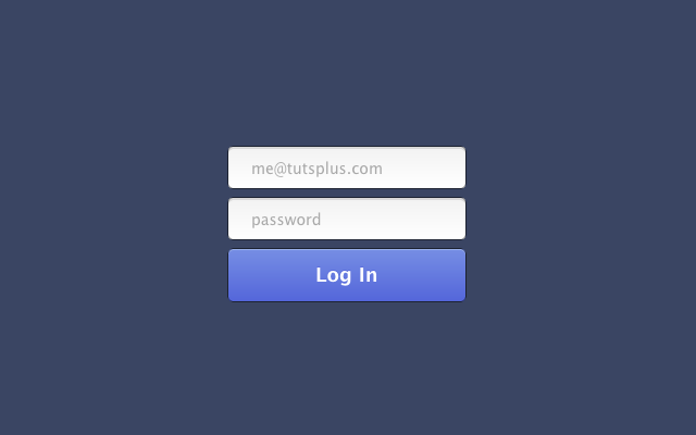 Tutsplus Slick CSS3 Login