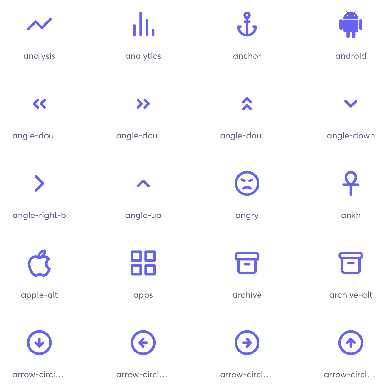 Click to enlarge image Unicons - Pixel-perfect vector icons