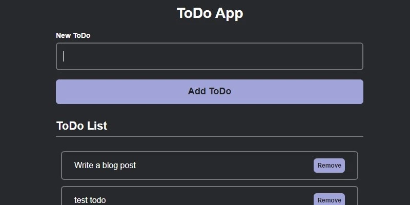 Click to enlarge image Vue todo app composition API