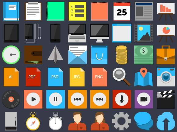 16+ Best Flat Icon Sets For Website Free Download