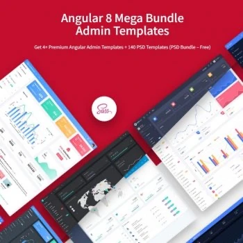 Angular 8 Mega Bundle Admin Templates 