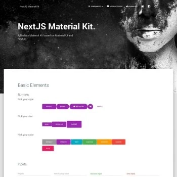 Free Nextjs Material Kit