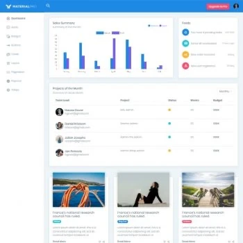 Material Pro Admin Template