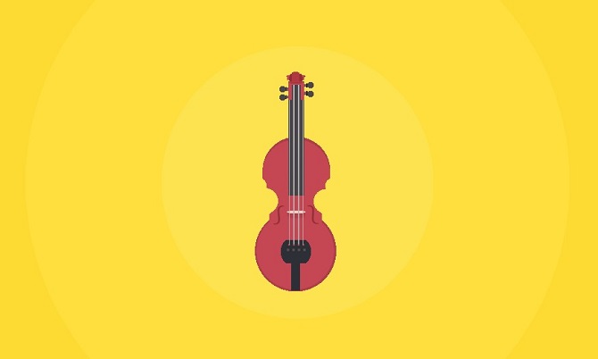 Single div violin